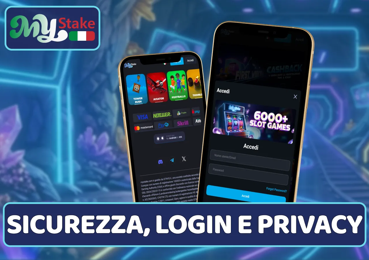 Le moderne tecnologie proteggono l'accesso all'account e i dati personali degli utenti.