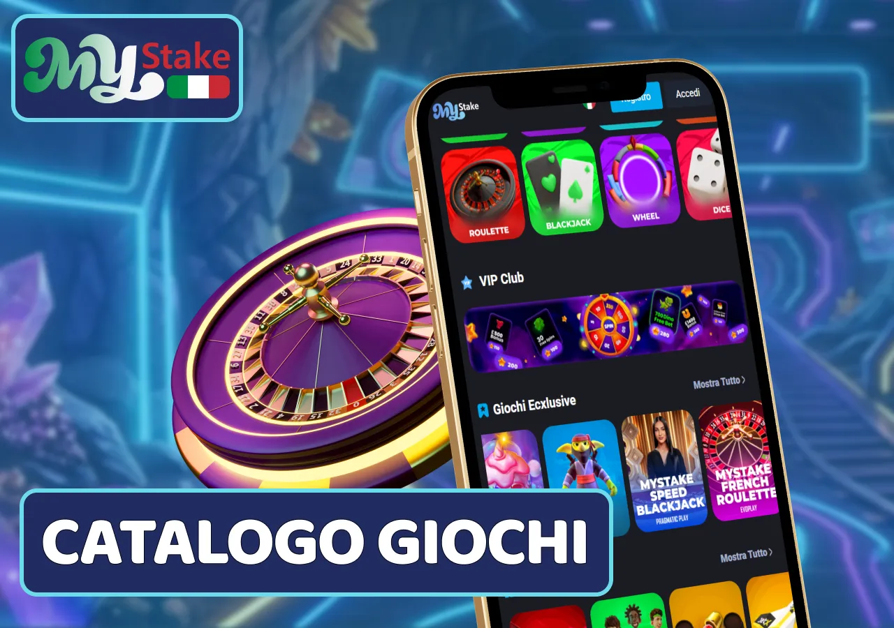 catalogo di slot Mystake
